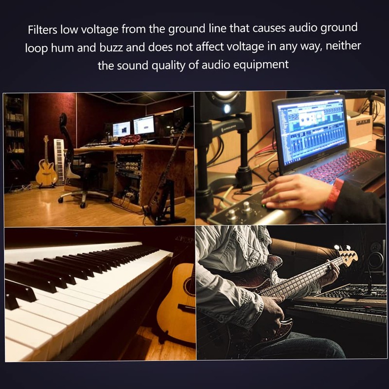 Btuty Ground Loop Noise Eliminator Only Eliminate the Hum Generated