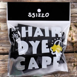 CJO dyeing gloves hair color hair treatment hair dyeing cloth for beauty professionals 1 piece black / 씨조 염색장갑 헤어컬러 헤어트리트먼트 미용 전문가용 염색보 1개 블랙