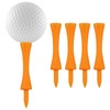 Pack of 100 Orange Golf Tees, 70 mm Plastic Golf