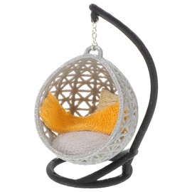 TOYANDONA Miniature Swing Chair Plastic Dollhouse Mini Dollhouse Swing Chair Doll Swing Chair Dollhouse Landscape Ornament Dollhouse Miniature Furniture