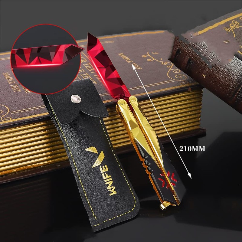 Chewmeter Game Valorant Champion Knife 2022 Bright Ruby Red Model