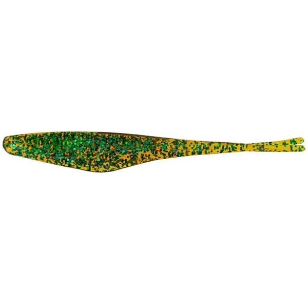 5" Jerk Minnow/Gourd Green (10 Pack)
