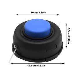 Hoypeyfiy T35 Trimmer Head, Tap Advance Straight Shaft Trimmer Head, Weed Eater Head M10×1.25mm LH Thread Replacement for Husqvarna 128L 128LDx 128RJ 323L