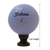 Golf Ball Lamp Finial, White, 2.25"h