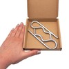 SKIR'CO (Pack of 2) 6mm Galvanised Steel Spring Cotter Pins