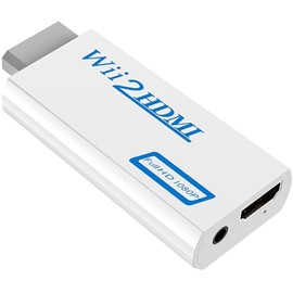 Wii to hdmi Converter, SZJUNXIAO wii to hdmi Adapter, wii Adapter to hdmi wii to hdmi 1080p 720p Connector Output Video & 3.5mm Audio - (Supports All Wii Display Modes)