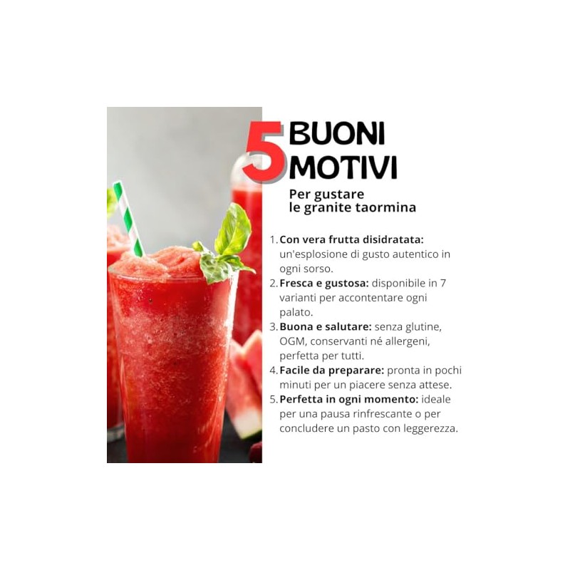 Almar Granita GUSTO MENTA Senza Glutine Senza Glicerolo - CONFEZIONE