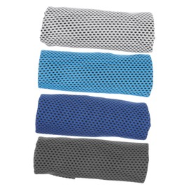 SUPVOX Breathable Towel Set 4pcs Quick-Drying Cooling Towels for Outdoor Sports Gym