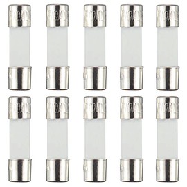 HUAREW F10AL250V 10 Pcs 5 x 20 mm 0.2x0.78 inch Fast Blow Ceramic Tube Fuses 10A 250V