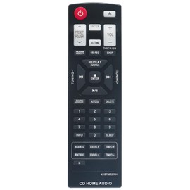 AULCMEET AKB73655701 New Replaced Remote Control Compatible with LG Home Audio Mini Hi-Fi System CM9520 (CM9520, CMS9520F/S/W) CM8520 (CM8520, CMS8520F/S/W)