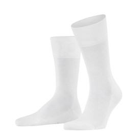 FALKE Tiago M So Sustainable Fil D'Ecosse Men's Socks Cotton Plain 1 Pair, White 2000, 41-42, White 2000, 41 - 42