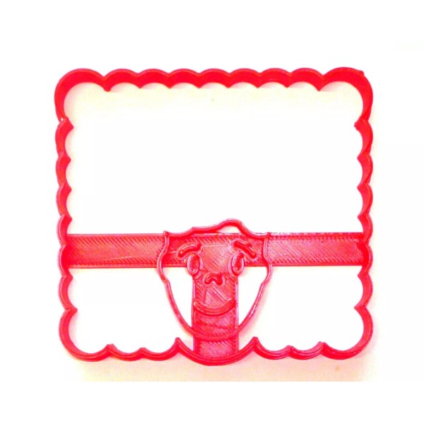 AJT FACE WITH SQUARE AFRO CURLY NATURAL HAIR HAIRSTYLE COOKIE