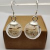 Dandelion Real Flower Make a Wish Glass Ball 925 Sterling
