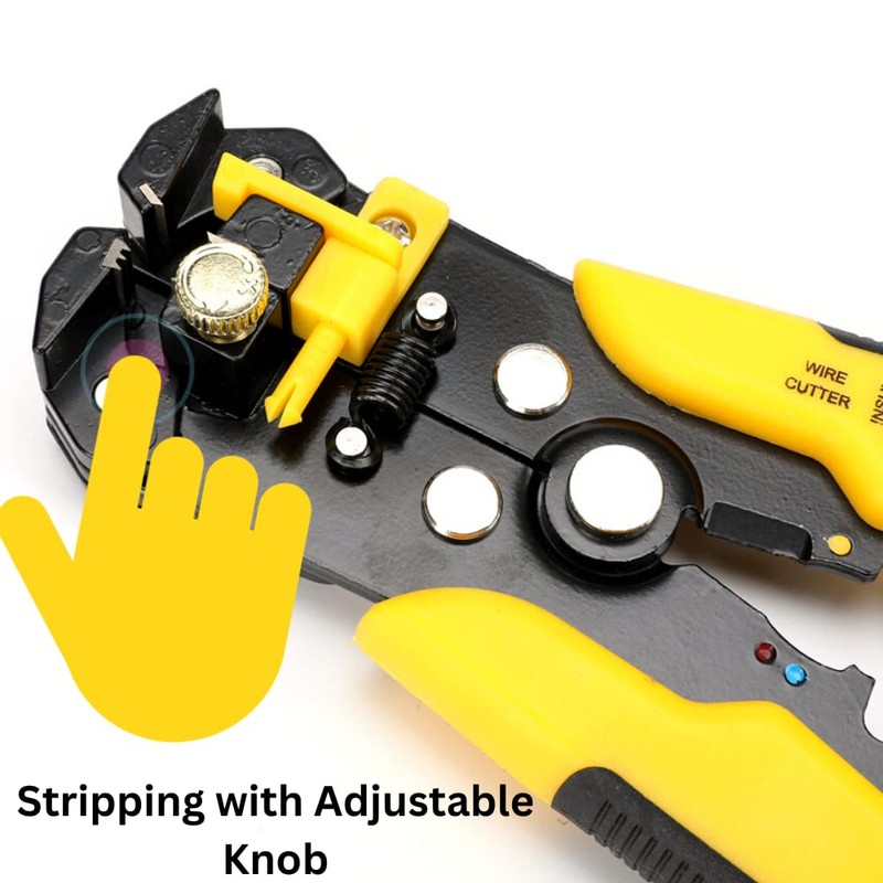 Wire Stripper - Wire Strippers Electrical, Terminal Crimper, Cable Cutters,