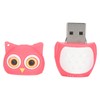 Cartoon U Disk Pink Owl Appearance High Speed Bulk Storage