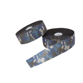 Fenix BTP Night-Guard Full Reflective Handlebar Tape Road Bike Bicycle, (Camo Blue)