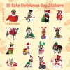 H1vojoxo Christmas Dog Sticker Rolls - 1000PCS Holiday Dog Stickers