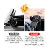 LAUFITMT Car Phone Holder for Toyota Highlander 2020-2025 Accessories 8