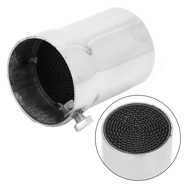 Keenso Motorcycle Exhaust Silencer, Universal 51 mm Motorcycle Exhaust Silencer
