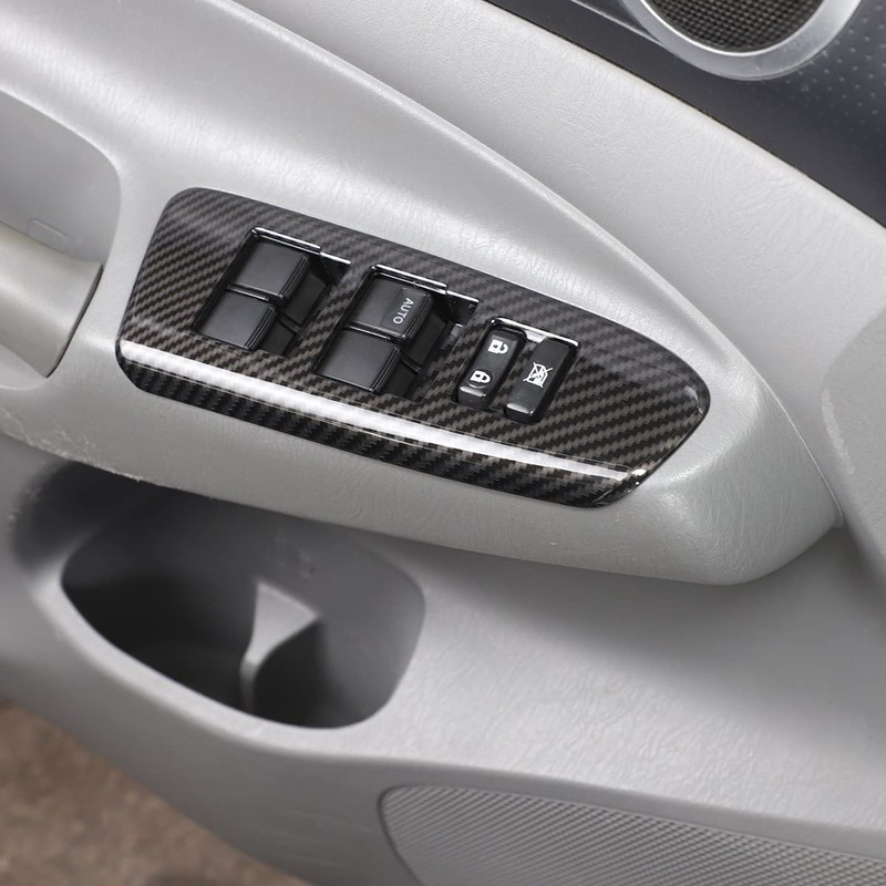 ABS Car Look Interior Door armrest Window Switch Panel Cover