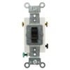 Leviton 20-Amp, 120/277-Volt, Toggle 3-Way AC Quiet Switch, Commercial Grade,