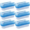 BTYMS 6 Pcs Nail Brush for Cleaning Dual-sided Fingernail Scrub