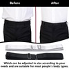 LSYZHX 4 Pcs Crop Tuck Band Belt, Elastic Fashion Belt