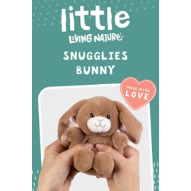 Living Nature Little Snugglies Pet Brown Rabbit Plush - Easter Stuffed Animal Gifts