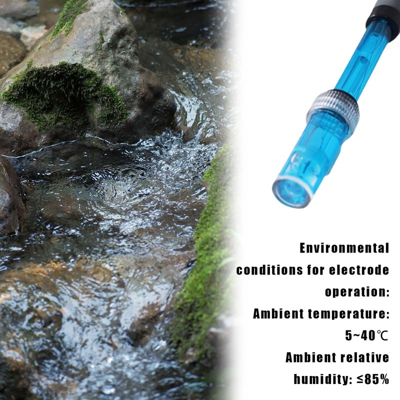 LNGJIN PH Probe Electrode, pH Electrode for Water Quality, Precision