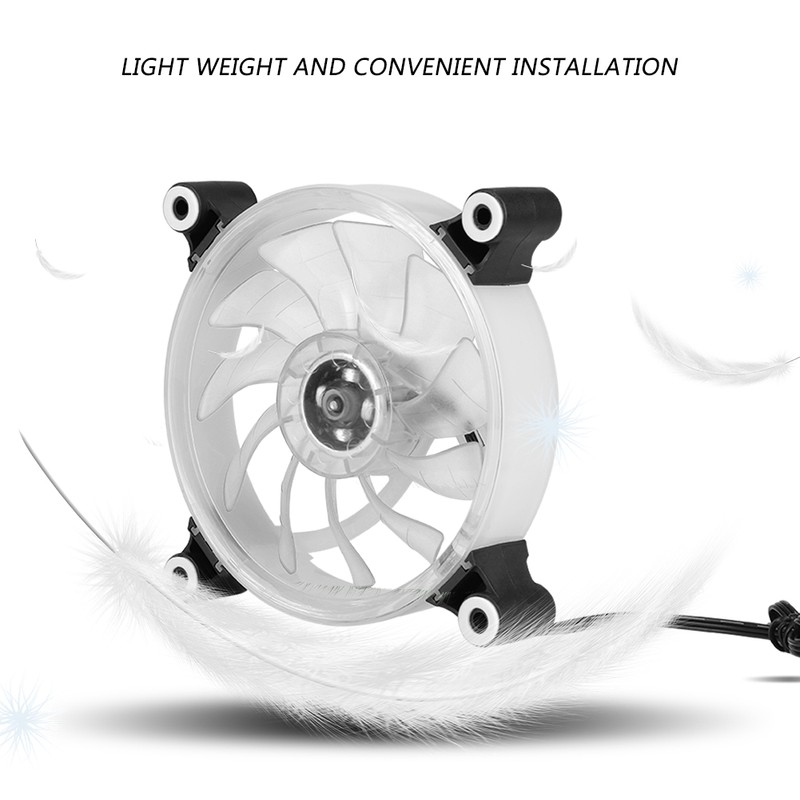 FAN L18 12V DC 120mm LED Case Fan Large 4PIN