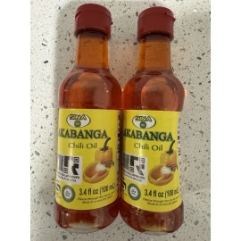 Akabanga African Chilli 2pk - Akabanga Extra Hot Chilli Oil spicy 100 ml / 3.38 oz