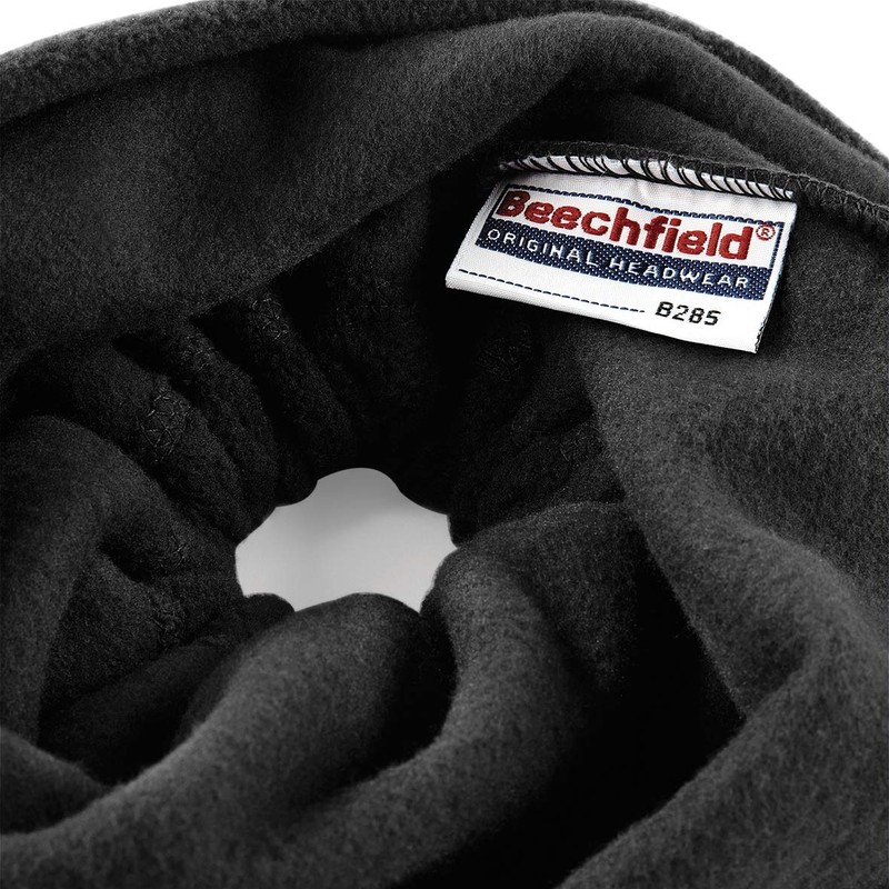 Beechfield Unisex B285.BLK Suprafleece Snood Hat - Black, One Size