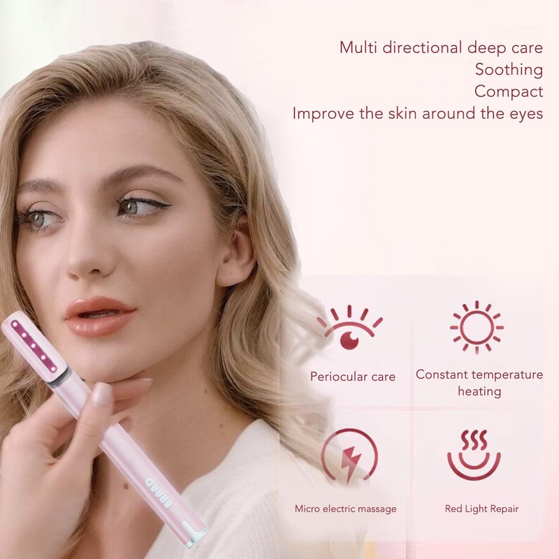 Facial Rejunvenation Wand Microcurrent Introduction Rotatable Vibration Radio Frequency Eye