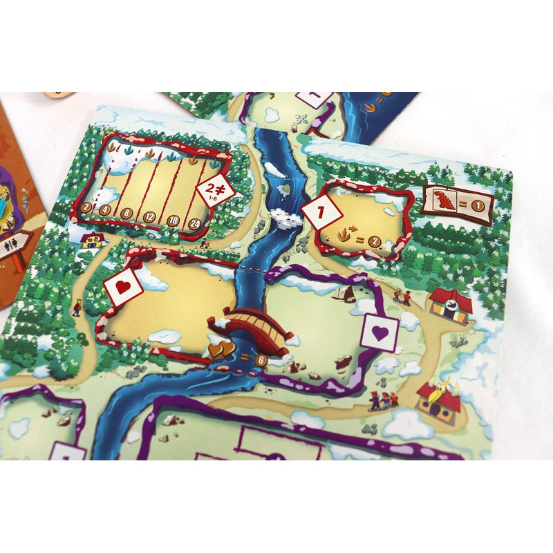 Ghenos Games GHE124 Dinosaurs Draftosaurus, Multi-Colour