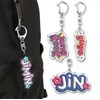 KPOPIRUDA Keychain Idol Bangtan Name Signature Merchandise for B-TS Keyring