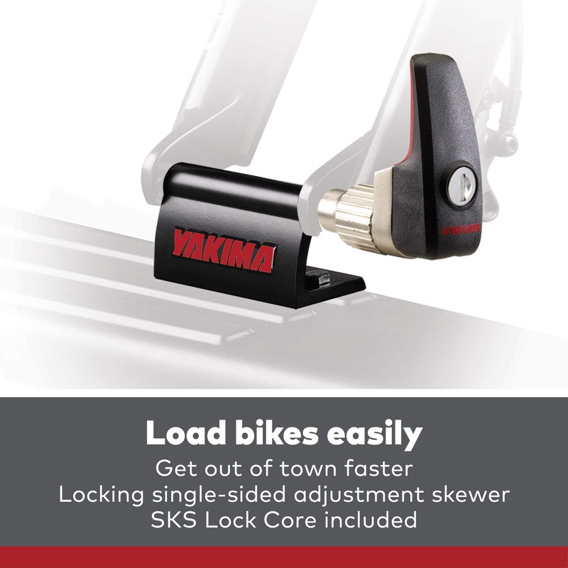 YAKIMA - Locking BlockHead Permanent Locking Fork Mount Bike Rack
