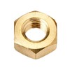 Metric Hexagonal (Hex) Full Nuts Solid Brass Various Sizes And