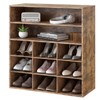 Garden 4 you Shoe Rack Organizer, 5-Tier Wood Cubby Shoe