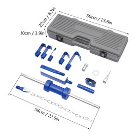 WUSILILU Dent Puller Set,Professional Automotive Hammer Puller Frame w/Carrying Case,Slide Hammer Dent Puller Set for Auto Body Repair