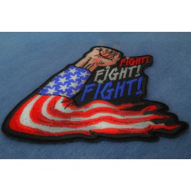 Ivamis Fight Fight Fight Trump Patch- 4x4 inch - P7855