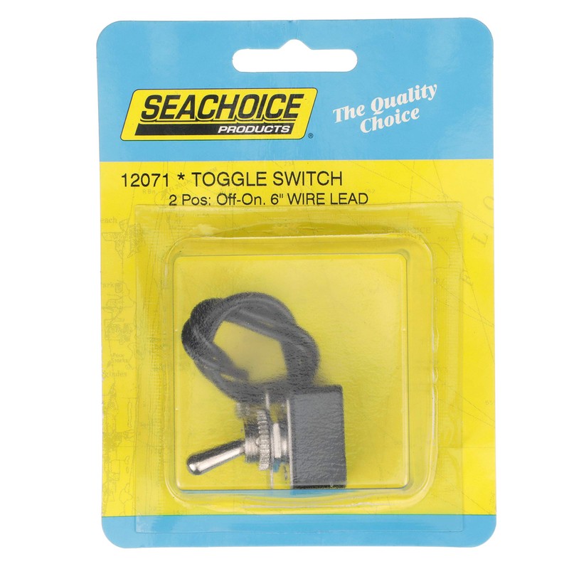 Seachoice 2-Position Heavy Duty Toggle Switch, On/Off, 6 in. Wire
