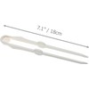 Chip Tongs Salad Food Clip (White, 18CM)