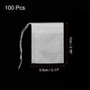 sourcing map 100 Pcs Disposable Tea Bags for Loose Leaf