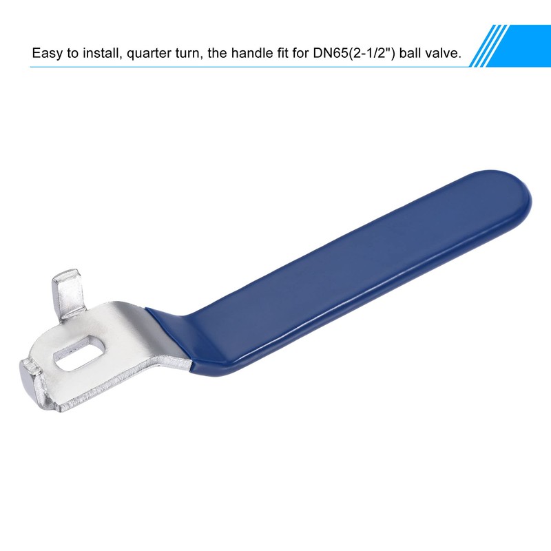 sourcing map Lever Handle Chrome Plated Iron Replacement Quarter Turner