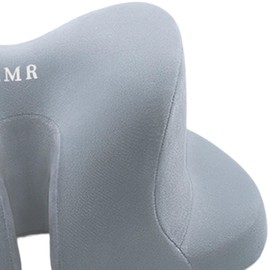 perfeclan Face Cradle Support Cushion Face Down Pillow Easy Clean Multifunction Soft Portable Massage Table Cradle Shape Neck Pad, Grey