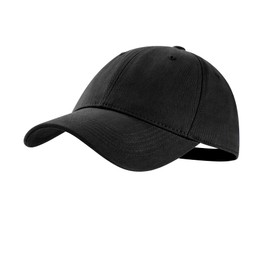 NAWOCHSE Baseball Cap Unisex Cotton Adjustable Original Classic Unstructured Plain Golf Dad Hat Black