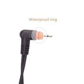 SL300 Single Wire Headset C-Style Swivel Ear-Hook Earpiece Compatible with Motorola 2 Way Radio SL4000 SL7550 SL8550e SL1K SL1M - JEUYOEDE