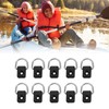 10 Pieces Kayak D Ring, Lashing Eyelets Boat Rigging D-Ring