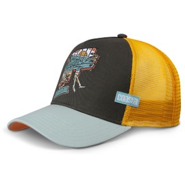 Coastal - Chill Out (Olive/Turquoise) - Trucker Cap Mesh Cap Cap Hat Cap Caps, Olive/Turquoise