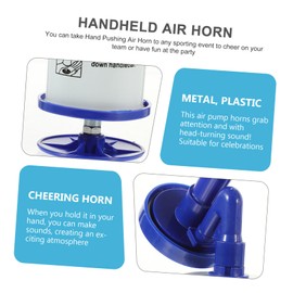 Matracas De Trompeta, Bocina De Aire Deportiva y Animada, Utilería De Fiesta, Advertencia Con Pilar Plástico Manual